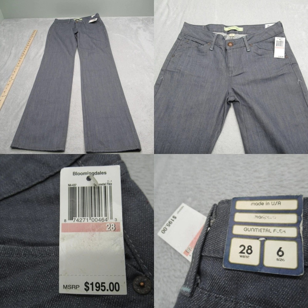 Agave Nectar Mariposa Jeans Women 28‎ Flex Denim Straight Boot UAS Made $198 NEW